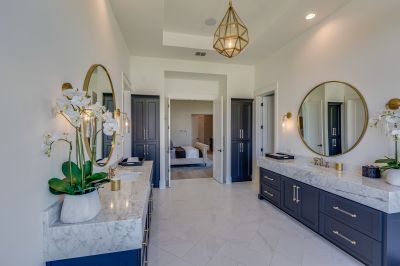 Luxury Bathroom with Marble Accents